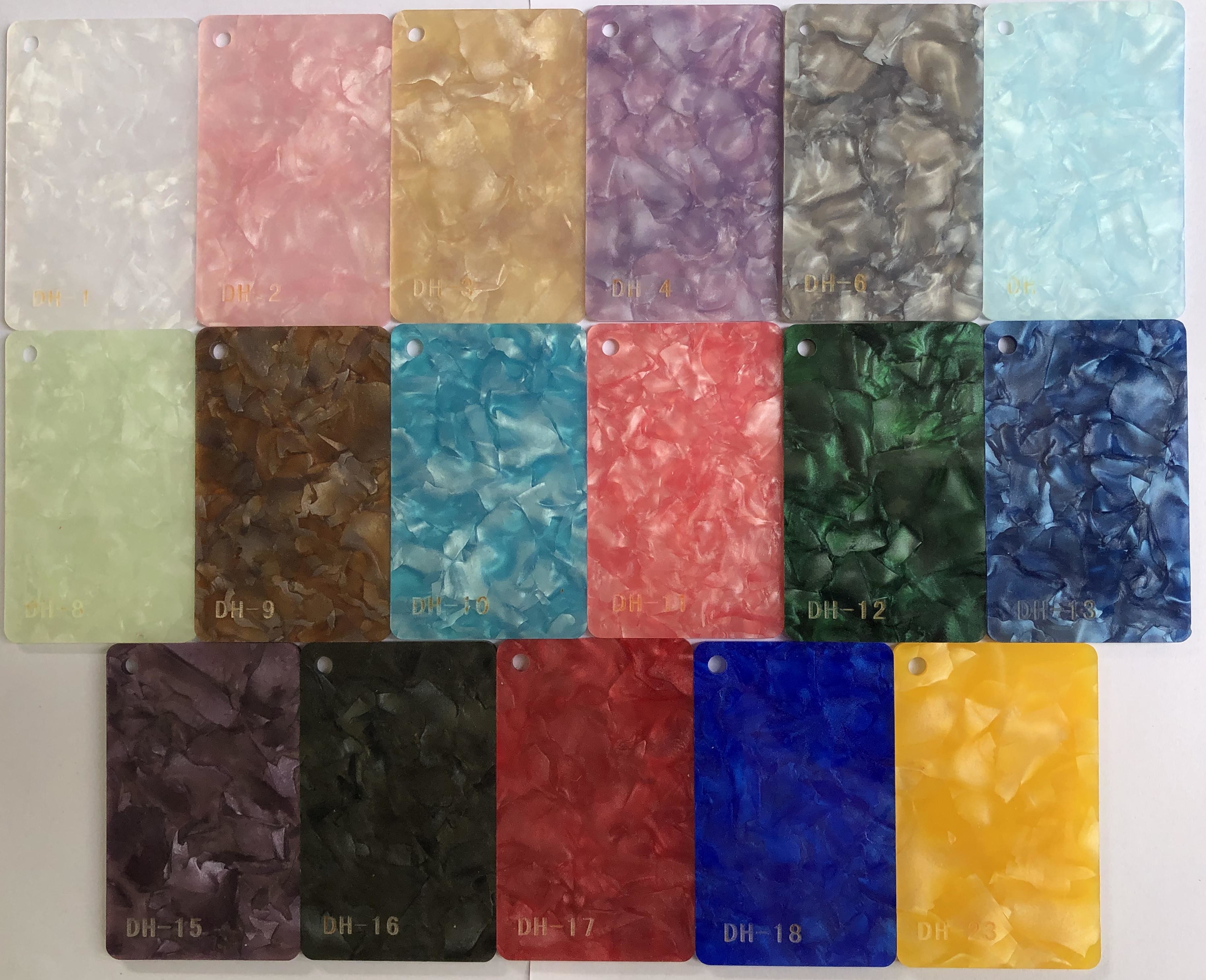 Brown Petal Patterned PMMA Plastic Plate Acrylic Sheet for Street Lamp Cover