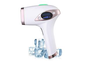 China Gun Shaped Ice Compress 48W 12V 4A 600000 Shot IPL Hair Removal Device wholesale