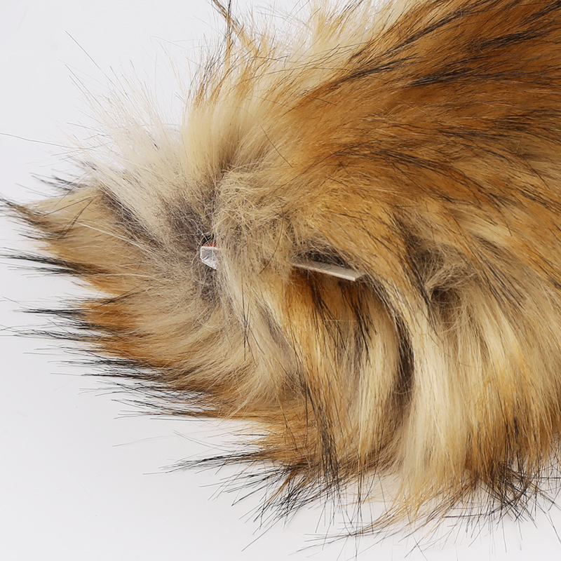 Tip Dye Murmasky Fluffy Long Pile Faux Raccoon Fur Fabric For Garments Density
