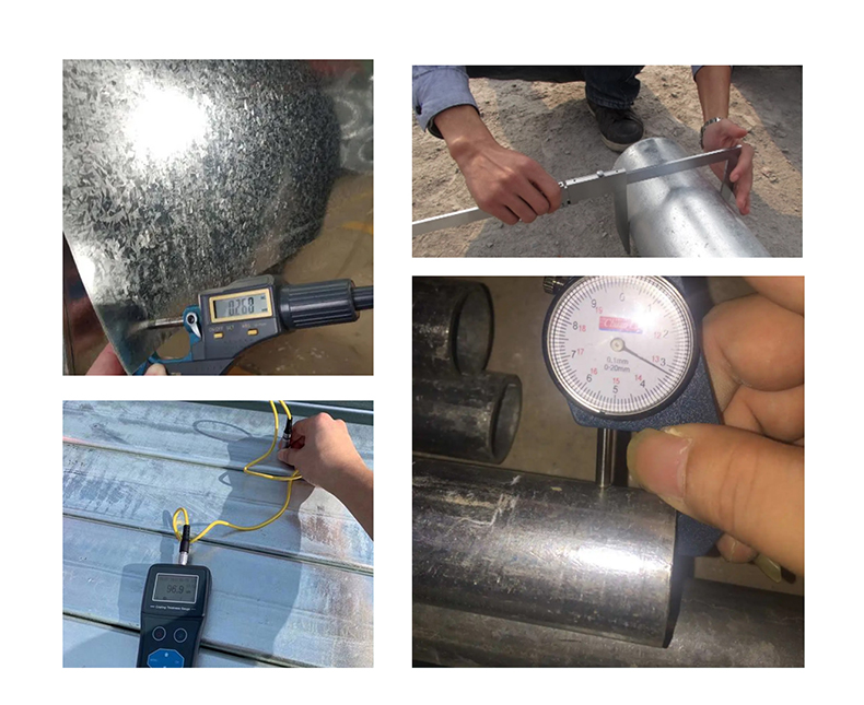 Q345 Q235 Material Galvanized Steel Pipe Round/Square/Rectangle Type For Industry