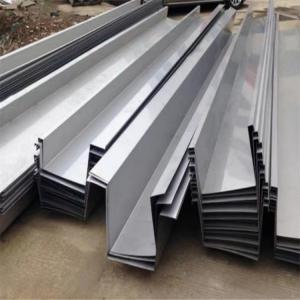China 316 Stainless Channel Bar Laser Cut Roof Stainless Steel Rain Gutters wholesale