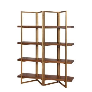 China Standing Type Stainless Steel Display Stand Metal Book Display Rack wholesale