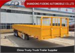 Q345B Carbon Steel 3 Axles 50 Ton Dropside Cargo Trailer