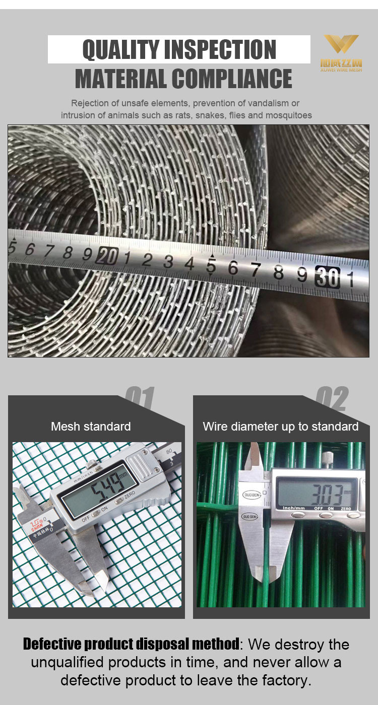 Custom Electro Galvanized Welded Wire Mesh Rolls 15m-50m Length 6x6 Welded Wire Mesh For Concrete