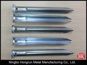 China 15cm U shaped steel tent stakes nails pegs wholesale