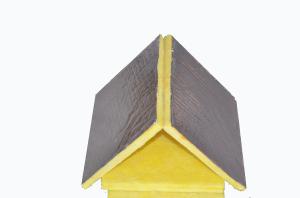 China Fiber Glass Wool Board , Yellow Glasswool Mechanical Board Insulation wholesale