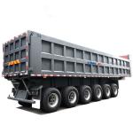 SHACMAN CIMC Tipping Dumper Semi Trailer Front Lifting Tipper Trailer Truck