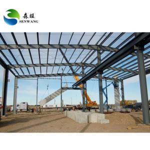 China Prefabricated Steel Structure Warehouse Galvanized / Painted Steel Farm Building wholesale