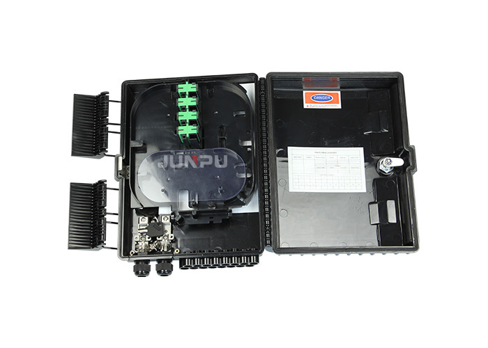 ABS Material Wall / Pole / Aerial Fiber Optic Distribution Box For Ftth