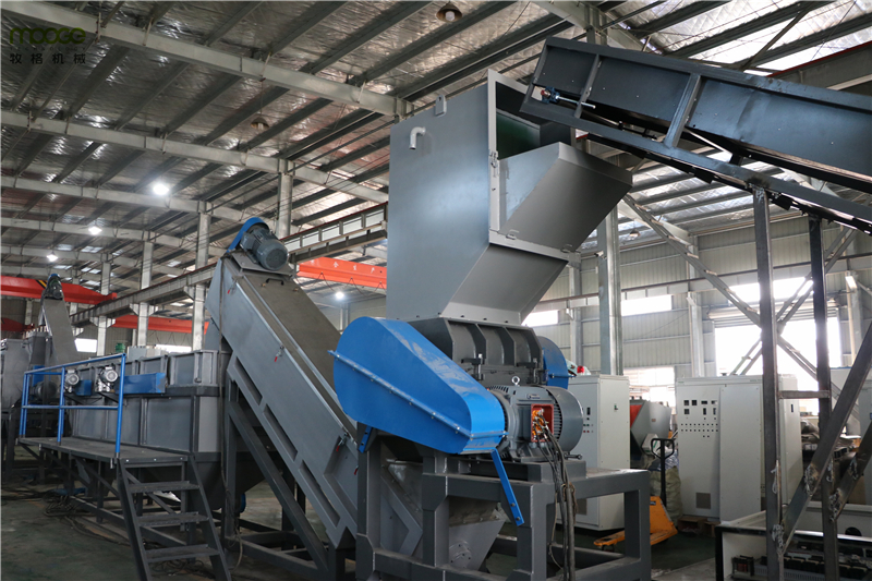 LDPE Mulching Film Recycling Machine LLDPE Film Shredder Machine
