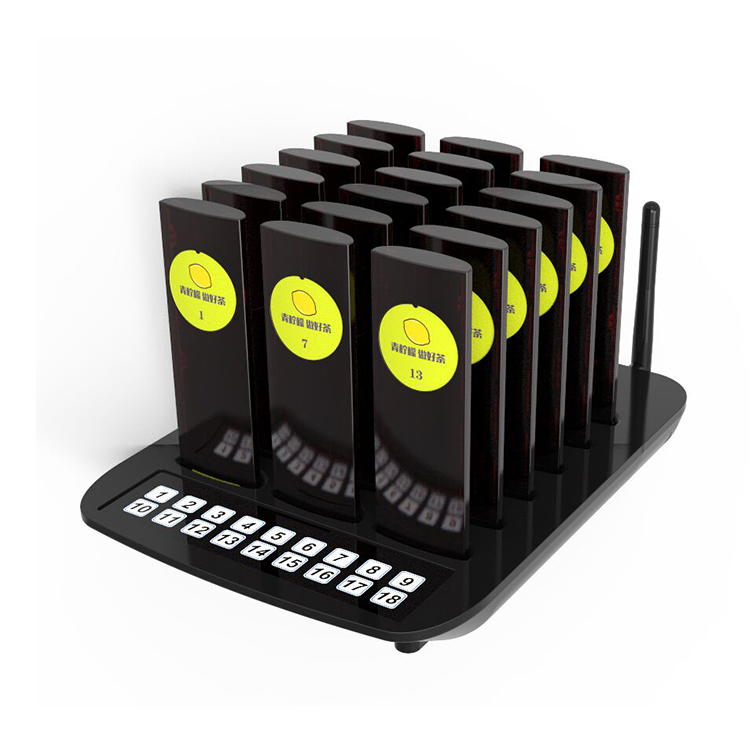 burger restaurant equipment wireless queue management coaster pager system
