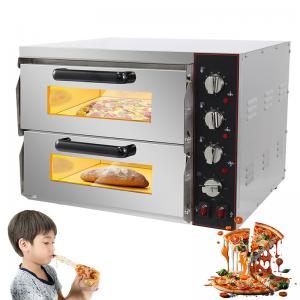 China Commercial Industrial Double Deck Electric Bakery Oven 670*680*600mm 48.5KG on sale