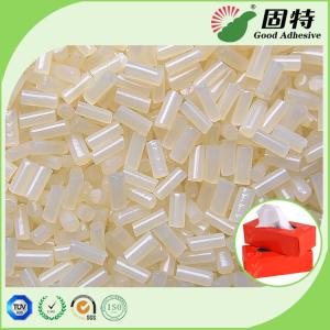 China Yellowish Tissue Box Sealing Hot Melt Pellets EVA Hot Melt Adhesive wholesale
