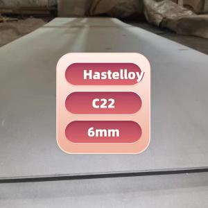 China Nickel Based Alloy Hastelloy C22 Plate Corrosion Preventive C22 N06022 Hastelloy Alloy Plate 6mm wholesale