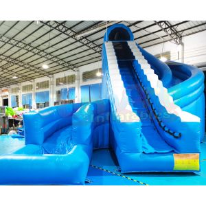 0.55mm PVC Tarpaulin Inflatable Slide Bouncer For Pool