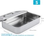 Wax Dissecting Tray Stainless Steel Thicken Dissection Pan Biological Equipment