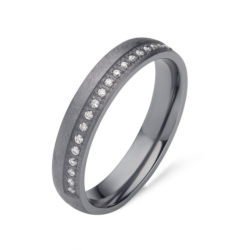 Custom Logo Men Tantalum Ring Precious Jewelry Blank Men Wedding Rings