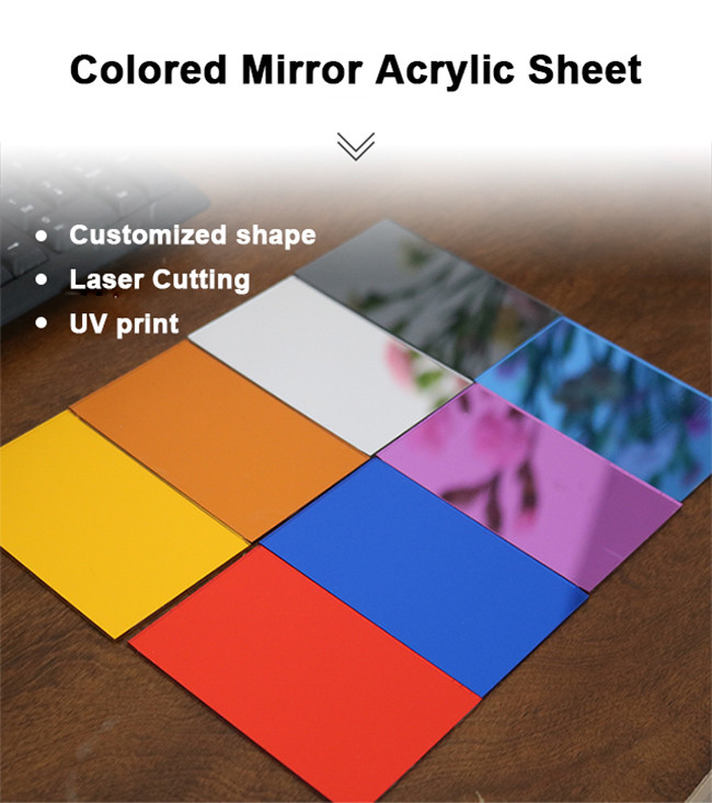 Iridescent 3mm 1220*2440mm Acrylic Mirror Sheet
