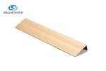Quick Installation 2.5m Non Slip Aluminum Stair Nosing For Safety Protection