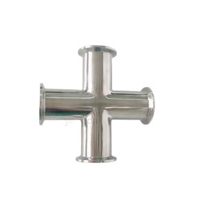 China RTS Stainless Steel 304 316L Four-Way Connector Perfect for Customized Installations wholesale