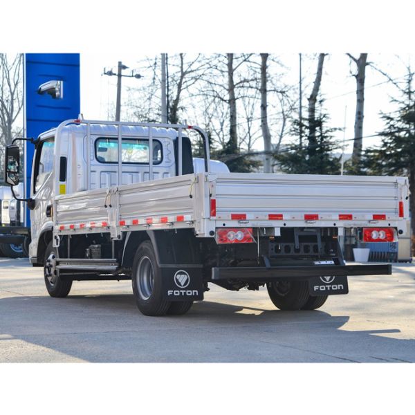 Customized Mini FOTON 4X2 Truck Van Trucks Cargo Van Truck With 4.2Meter Cargo Boxes