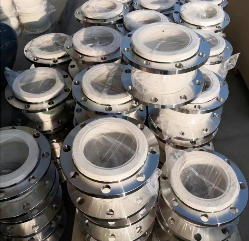 DN100 DIN PN16 SS304 Food Grade Flange Connection Single Ball Rubber Expansion Joint