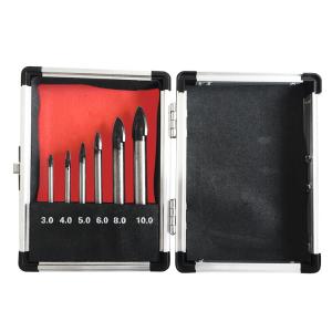 China 6pcs YG6X Glass Drill Bit Set in Aluminium Box wholesale