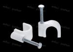 Flat Plastic Cable Clips 4mm - 25mm Achieve Tidy Cable Management