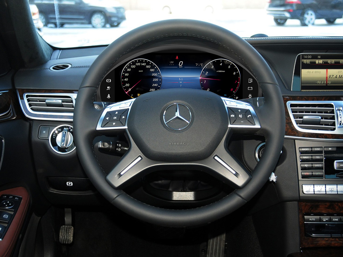 For Mercedes Benz E-Class Retrofit Dash Instrument Cluster Multifunctional