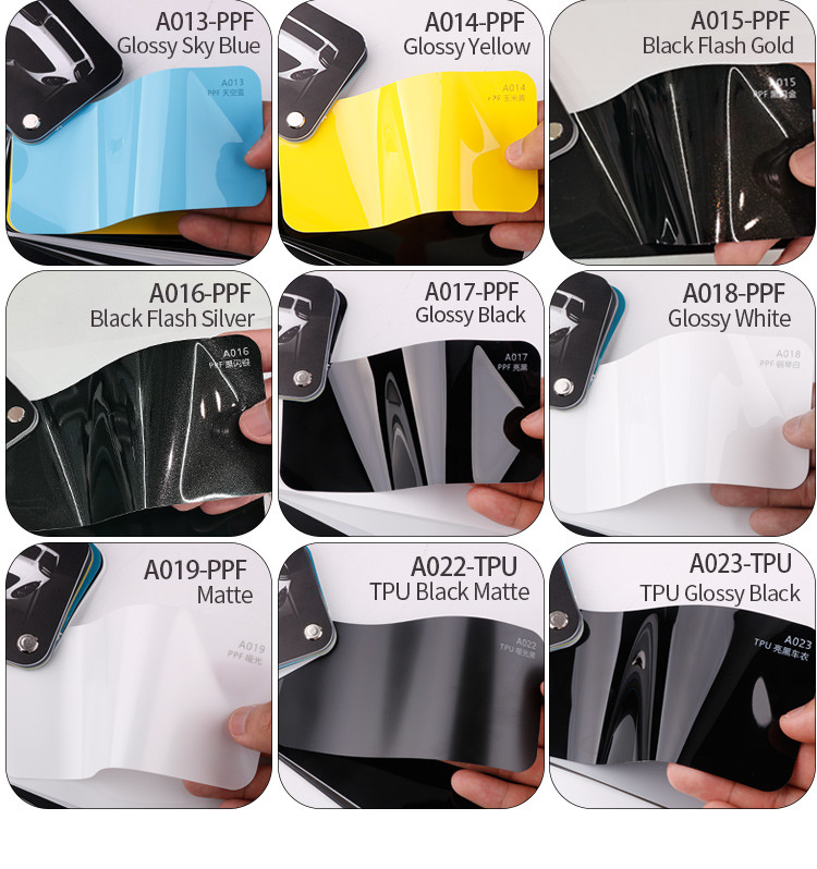 Green Color PPF Premium Quality Self-healing Anti-yellowing TPU Paint Protection Film for all cars