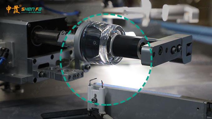 Full Servo 2-color Silk Screen Printer Plus Hot Stamping With Vision Camera Orientation For Cream Jar SF-MP310