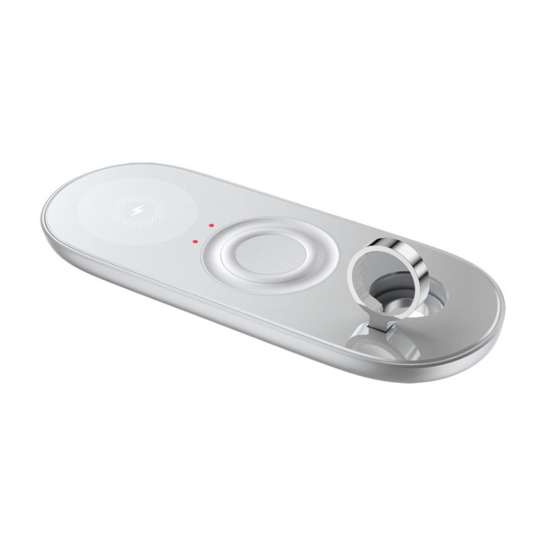 Folding Multi Port Wireless Charger For Apple Phone Headset Iwatch Charging