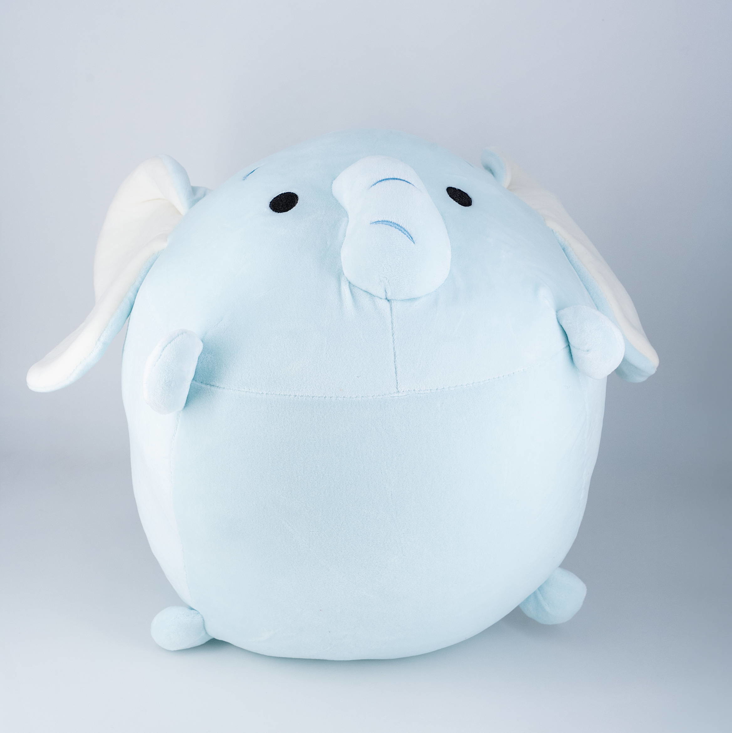 Adorable Plush Elephant Stuffed Animal Pillow Super Soft Elephant Hugging Toy Hypoallergenic