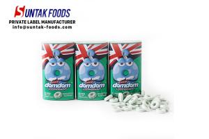 China Green Tin Box Fresh Breath Candy Eucalyptus Flavor Sugar Free Low Calorie Candy wholesale