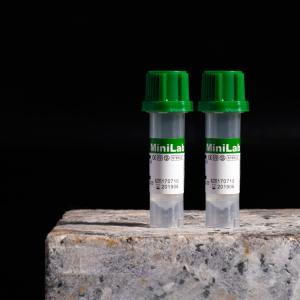China Green Capillary Blood Collection Tube Stress Free Sodium Heparin Additive wholesale