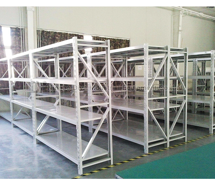 Heavy Duty Stacking Rack System , Warehouse Metal Storage Rack Shelf