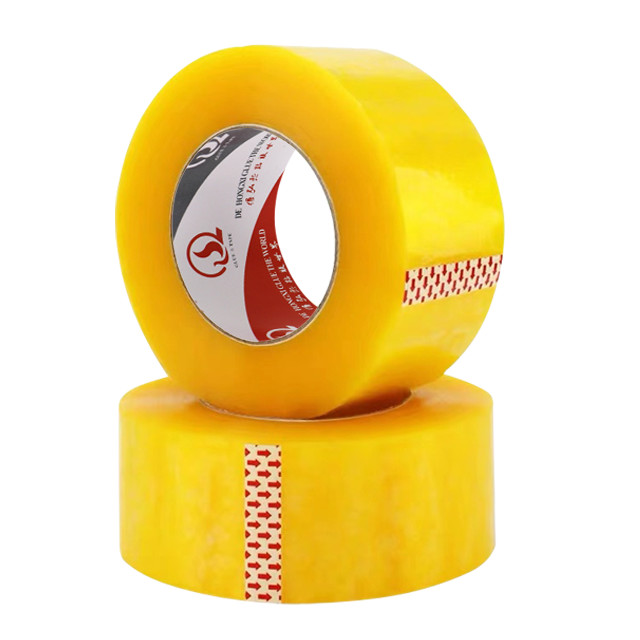 90mic Shipping Sealing Transparent BOPP Adhesive Tape Tightly Wound Packing
