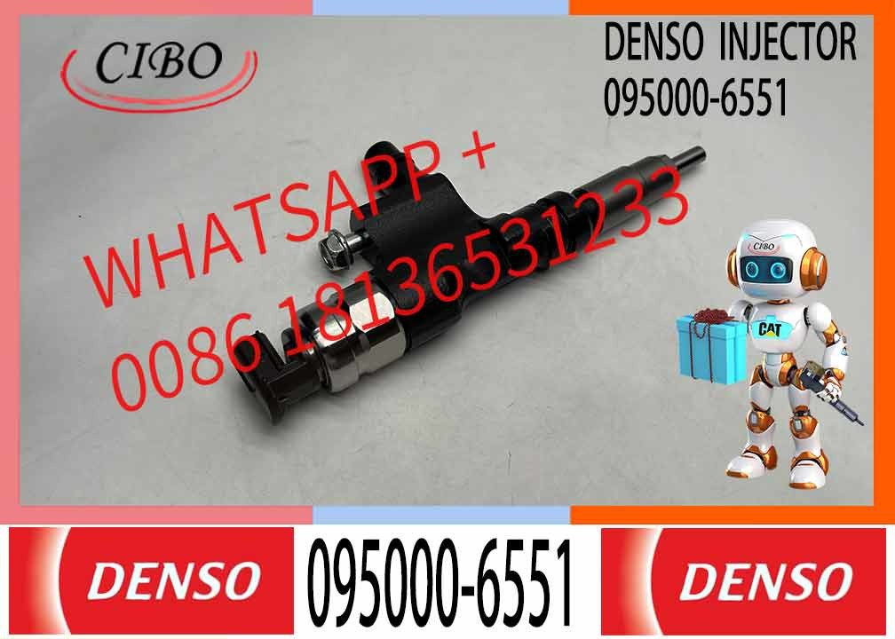 Genuine Brand New 095000-6550 095000-6551 23670-78140 23670-E0190 Common Rail Fuel Injector For Hino / Toyota