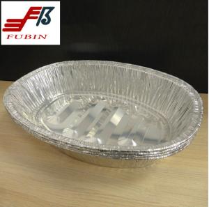 China Outdoor Oval Roasting Pans 475x335x93mm High Temperature wholesale