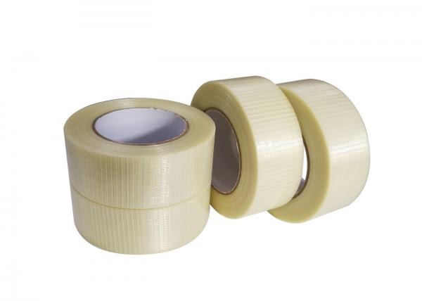 White Color Fiberglass Mesh Tape , 2" Wide Fiberglass Joint Tape Heat Resistant