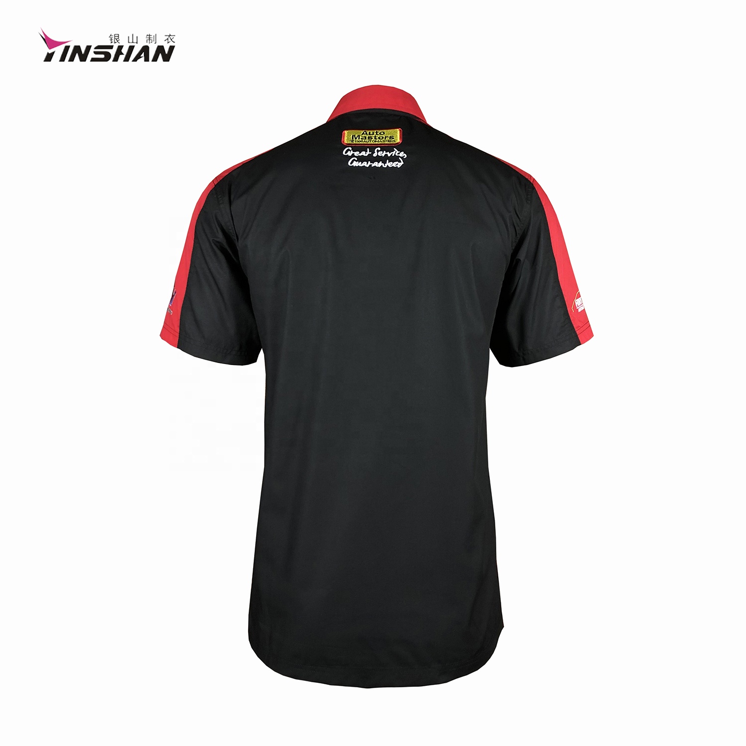 Men's Short Sleeve Racing and Sports Wear Shirt with Breathable and Quick Dry Fabric