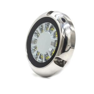 China DC12V 24V SS316L Dual Color Underwater Boat Lights wholesale
