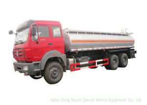 China 18000L 6x6 / 6x4 Offroad Liquid Tank Truck For Petroleum Oil / Gasoline / Petrol Transport wholesale