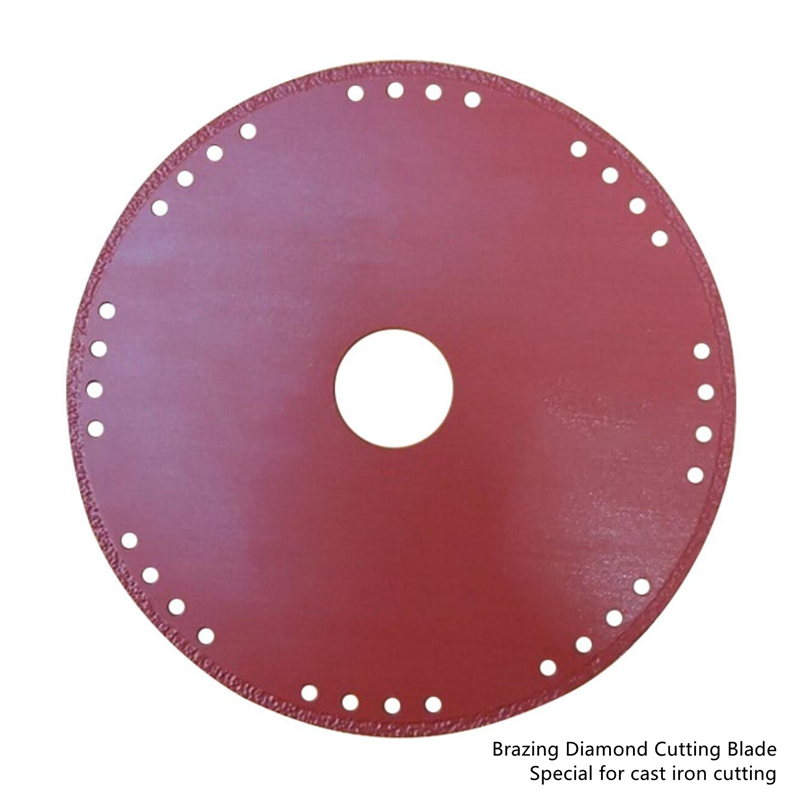 Brazing Diamond Cut Circular Saw Blade , Purple 400mm Diamond Saw Blade