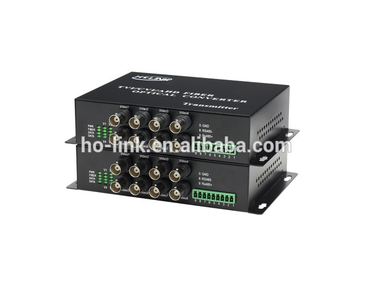 2 Channel 1080P HD CVI/TVI/AHD to Fiber Optical Converter For CCTV Dahua Network Surveillance