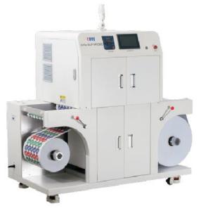 China CMYK Sticker PE PET Inkjet Label Printing Machine 7.2m/Min 1200x2400dpi wholesale