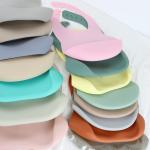 Personalised Silicone Baby Bib Durable For Baby Toddler Feeding