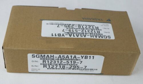 Yaskawa SGMAH-A5A1A-YB11 AC SERVO MOTOR 50W 200V 3000RPM 0.6A NEW