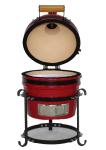 Outdoor 12.5 Inch 31.8cm Ceramic Kamado Charcoal Grill