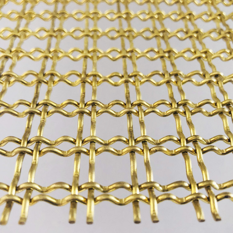 Customizable Brass Metal Mesh For Hard Decoration In Partition Cabinet Areas Offering Style And Durability